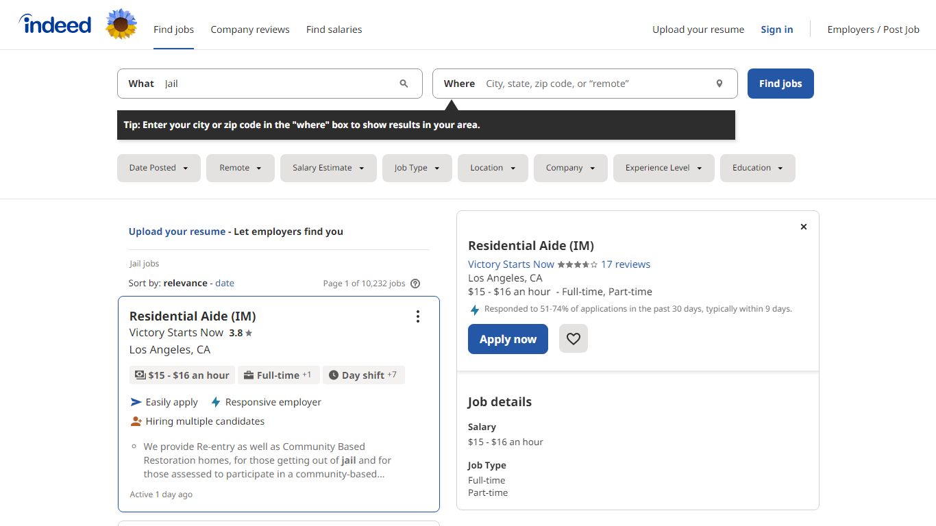 Jail Jobs, Employment | Indeed.com